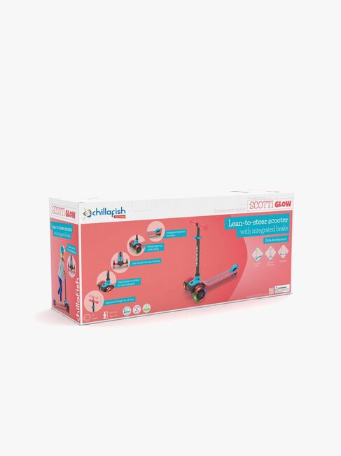 Chillafish Scotti Glow Løbehjul, Red