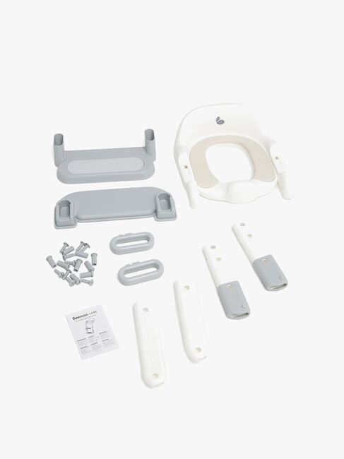 Beemoo CARE Assist Toiletsæde med Stige, Grey/White