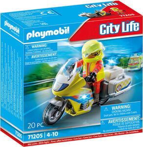 Playmobil 71205 City Life Motorcykel med Blinkende Lys