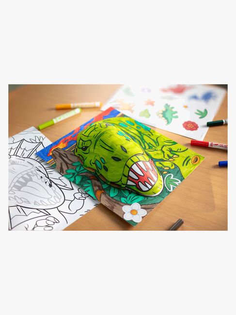 Crayola Pops 3D Skitseblok - Dinosaur