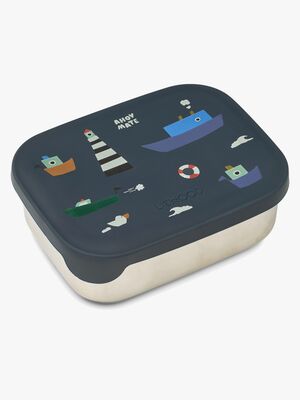 LIEWOOD Arthur  Mønstret Madkasse, Sailing/Classic navy
