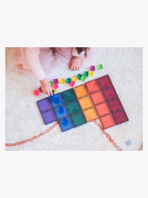 Connetix Magnetiske Byggeklodser Pastel Rektangel 24 Dele