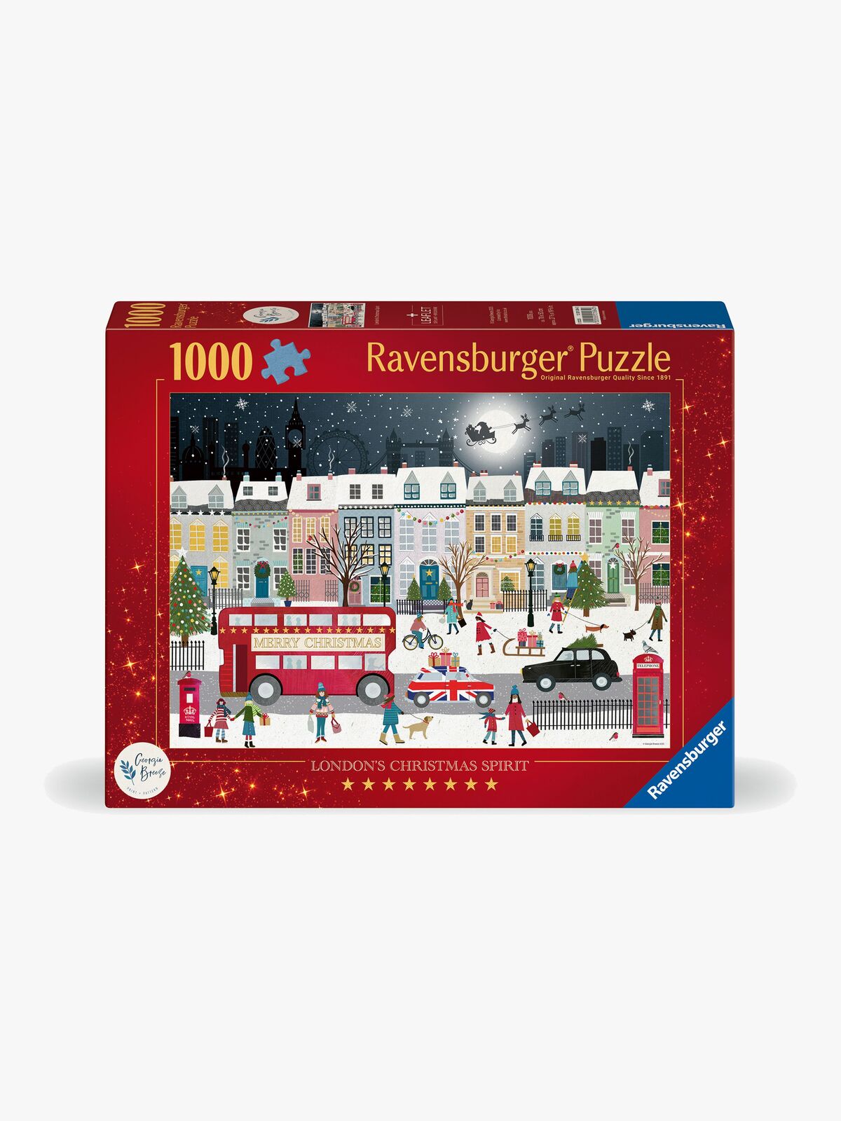 Ravensburger London's Christmas Spirit Puslespil 1000 Brikker