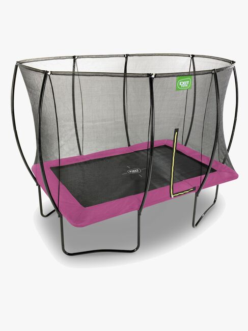 EXIT Silhouette Trampolin inkl. Sikkerhedsnet 214x305 cm, Pink