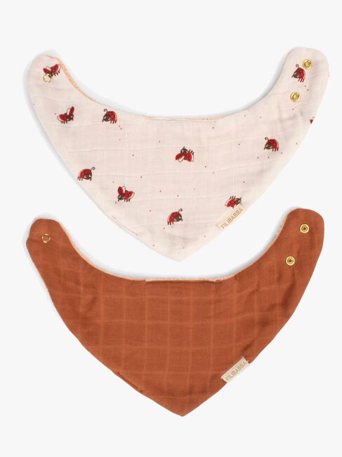 FILIBABBA Bandana Savlemække 2-pak, Lucky/Amber Brown