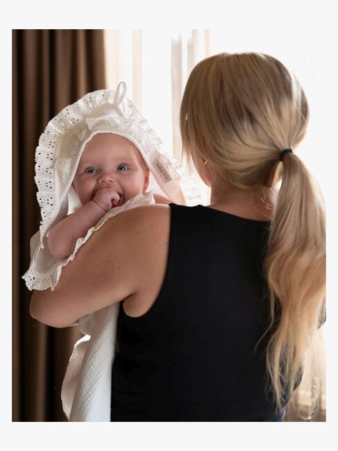 Baby's Only Hooded Baby Tæppe Calm, White