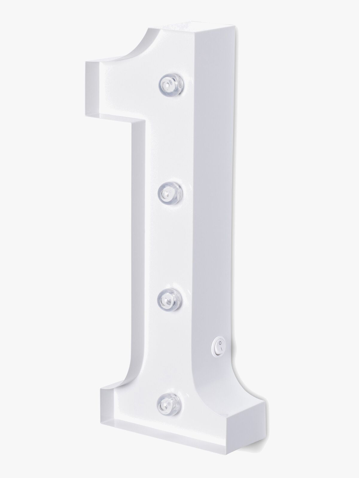 Alice & Fox Tallampe 1, Hvid