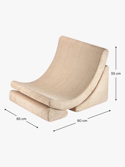 Wigiwama Måne Lænestol, Brown Sugar