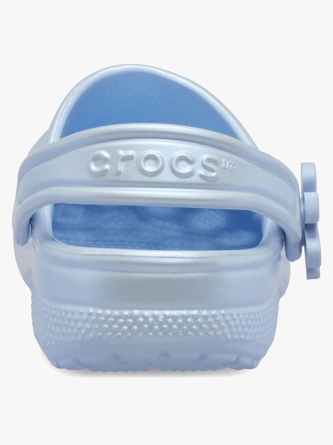 Crocs Classic Pearl Shine Crocs, Blue Frost