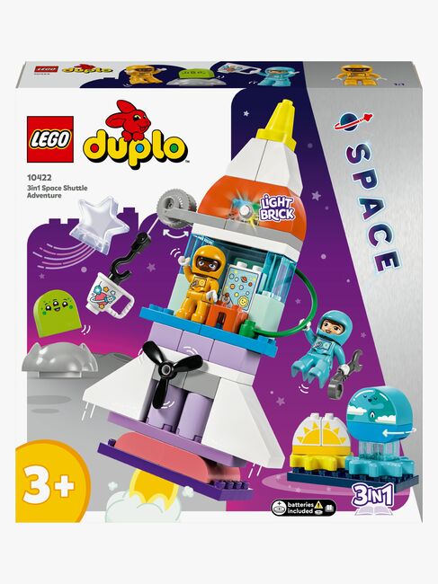 LEGO DUPLO Town 10422 3-i-1-eventyr med rumfærge