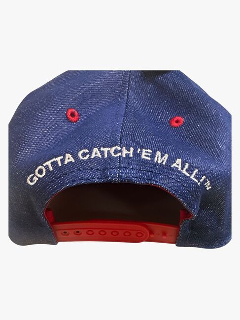 Pokémon Denim Snapback Kasket, Pokéball