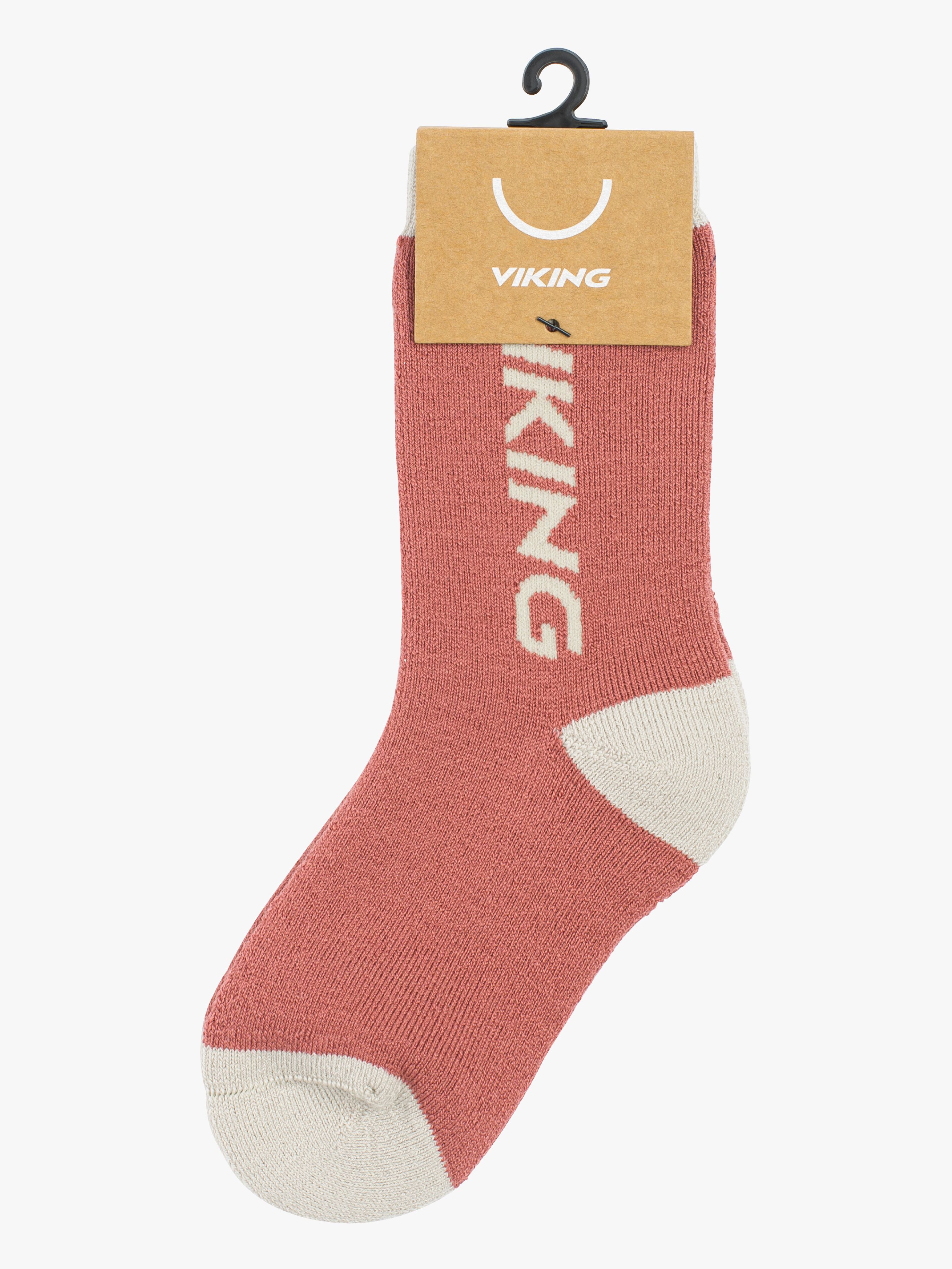 Viking Play Strømper Merinomix, Pink, 34-36