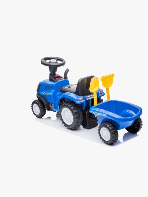 New Holland Gåbil med Trailer, Blå