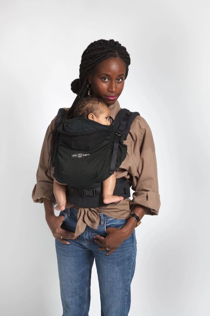 Love Radius HoodieCarrier 2 Bæresele, Black Forest