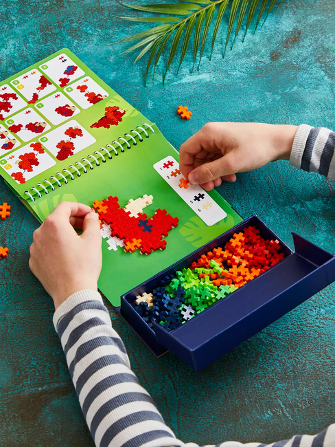 Plus-Plus Activity Pad Dino Byggesæt