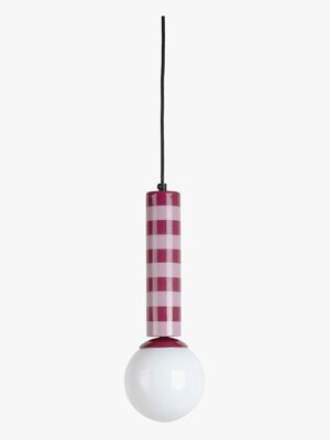 PresentTime Rayado Loftlampe, Dark Mauve/Soft Lavender