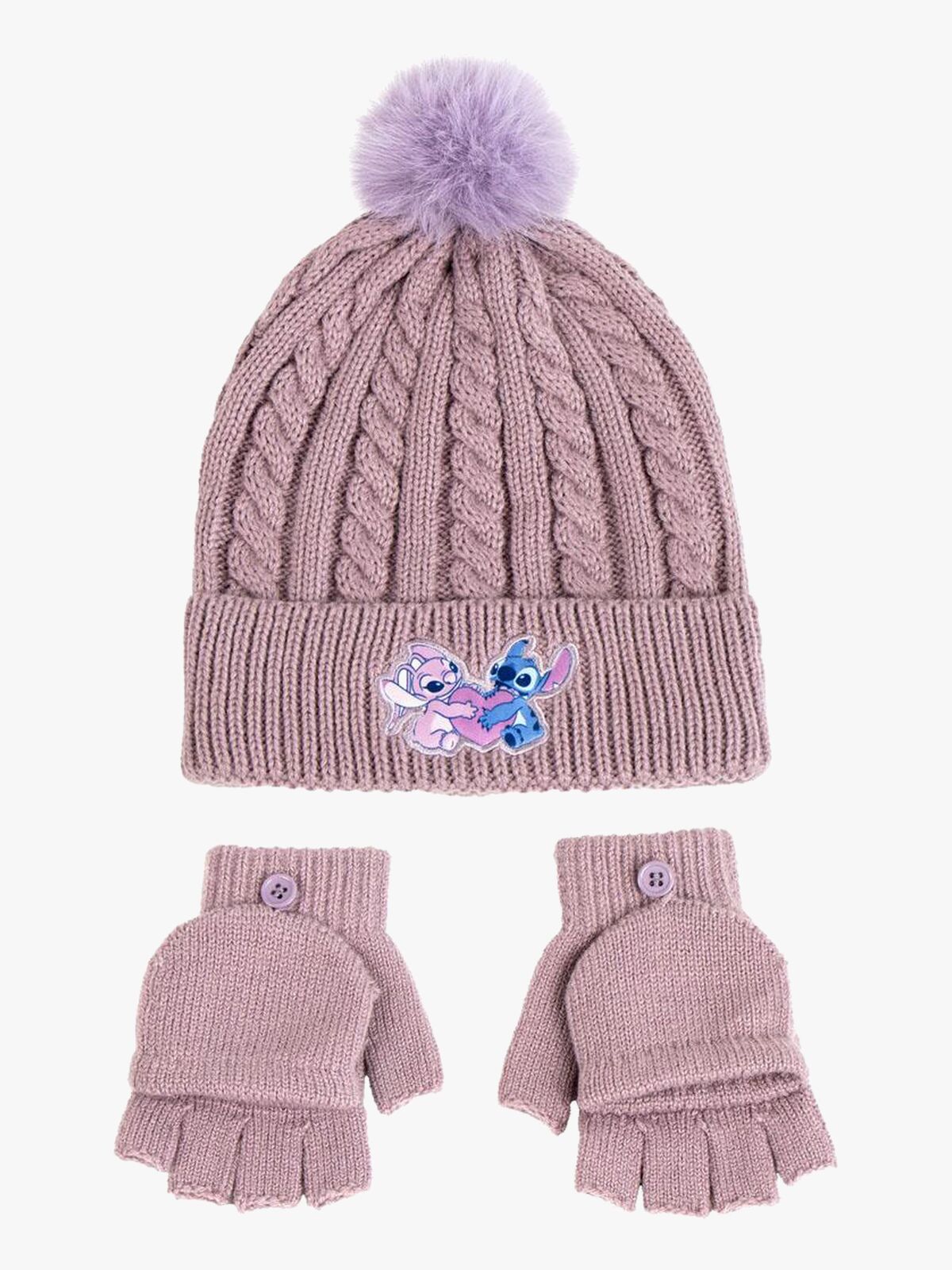 Disney Lilo & Stitch Hue og Vanter, Pink