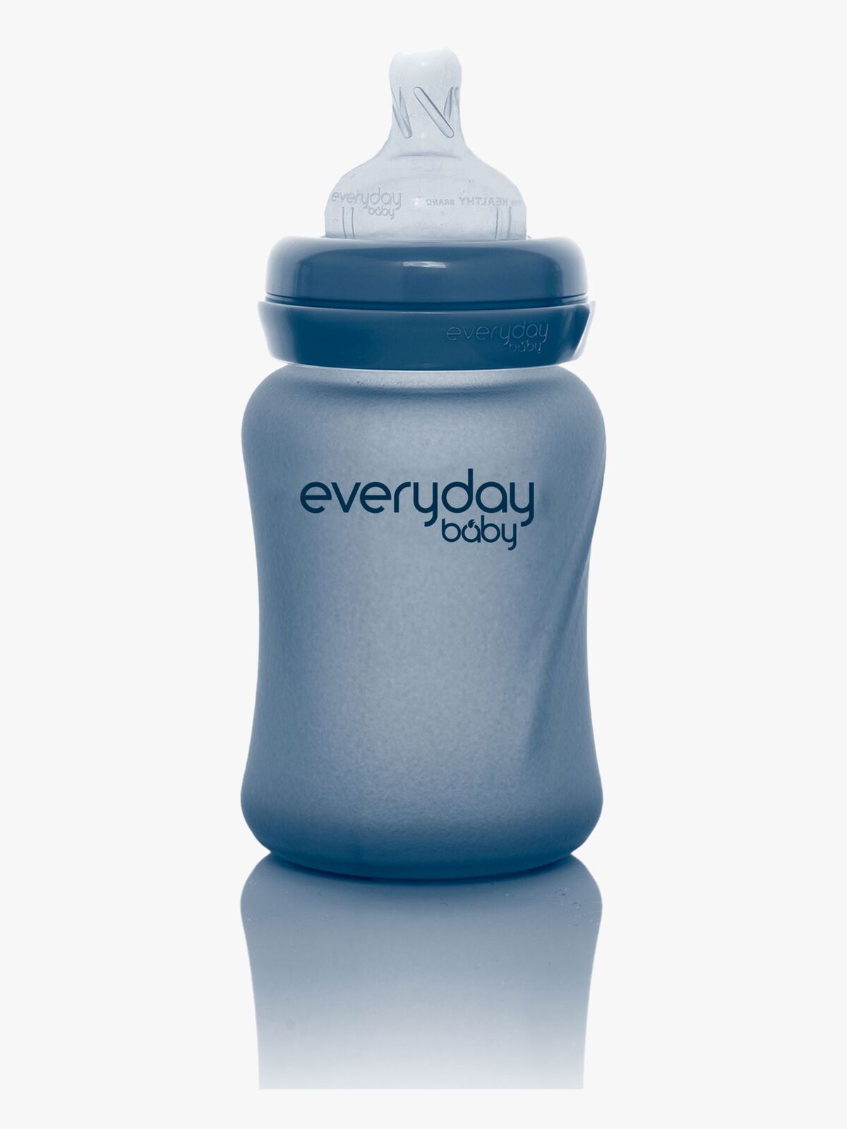 Everyday Baby Varmeindikator Sutteflaske Glas 150 ml Blåbær
