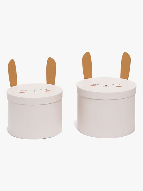 Alice & Fox Opbevaringskasser 2-pak Kanin, Lyserød