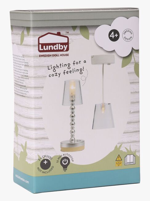 Lundby Dukkehustilbehør Gulvlampe og Loftslampe