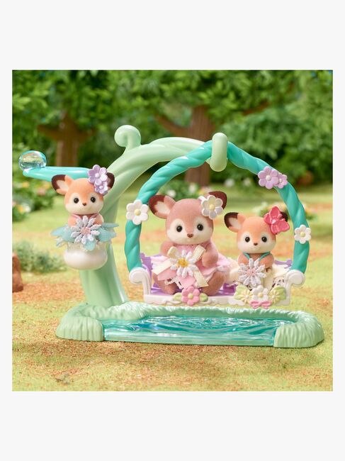 Sylvanian Families Figursæt Hjortebabyer med Blomstergynge