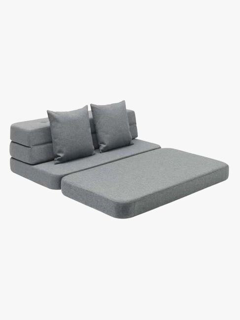 by KlipKlap 3 Fold Sofa XL, Blue Grey