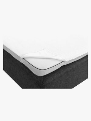 Borganäs of Sweden Lagen Plastikbelagt Frotté 180 x 200 cm, Hvid