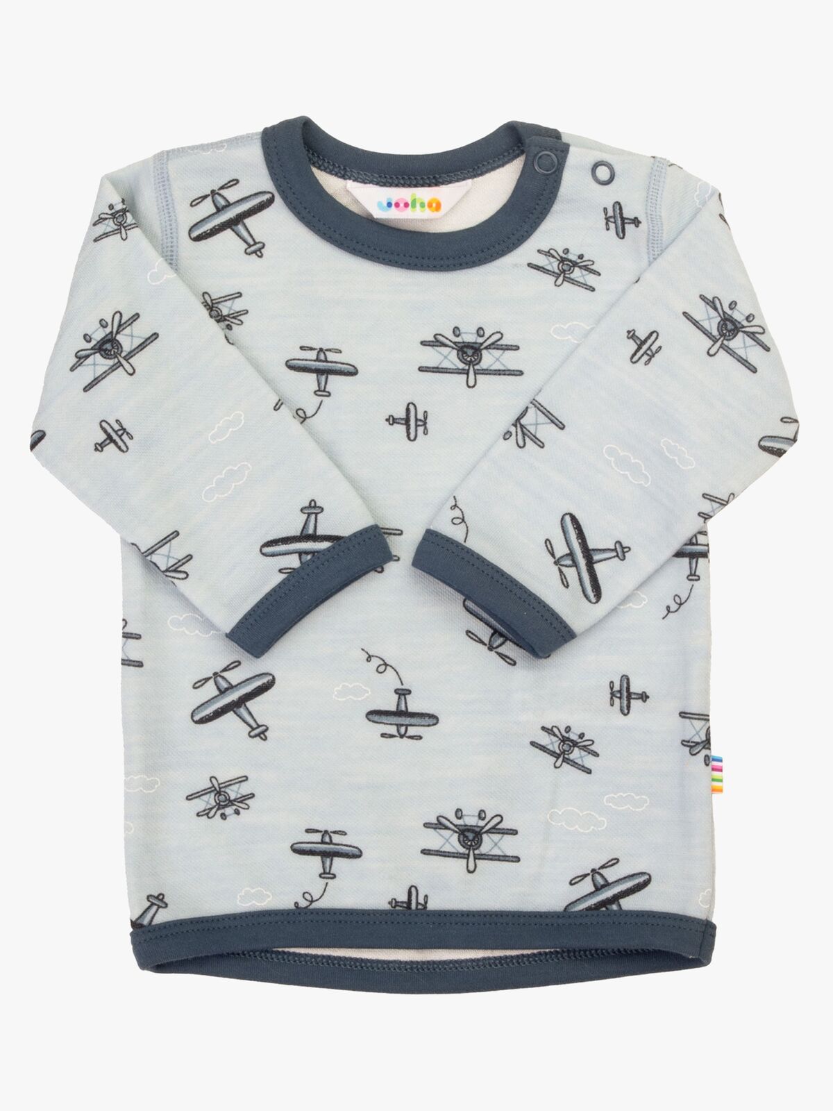 Joha Trøje Merinomix, Light Blue