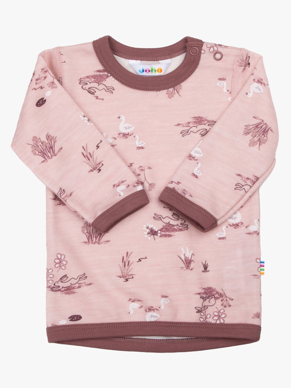 Joha Trøje Merinomix, Light Pink