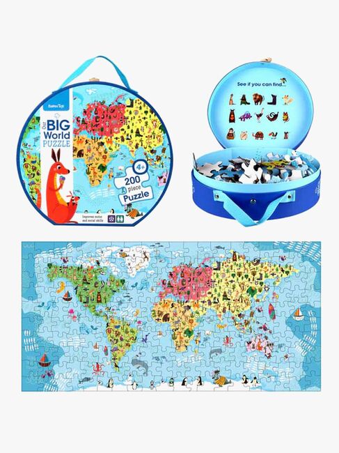 Barbo Toys  Vores Store Puslespil Verden 200 Brikker