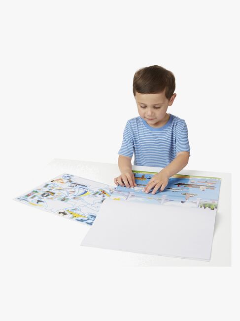 Melissa & Doug Genanvendelig Klistermærkebog Køretøj