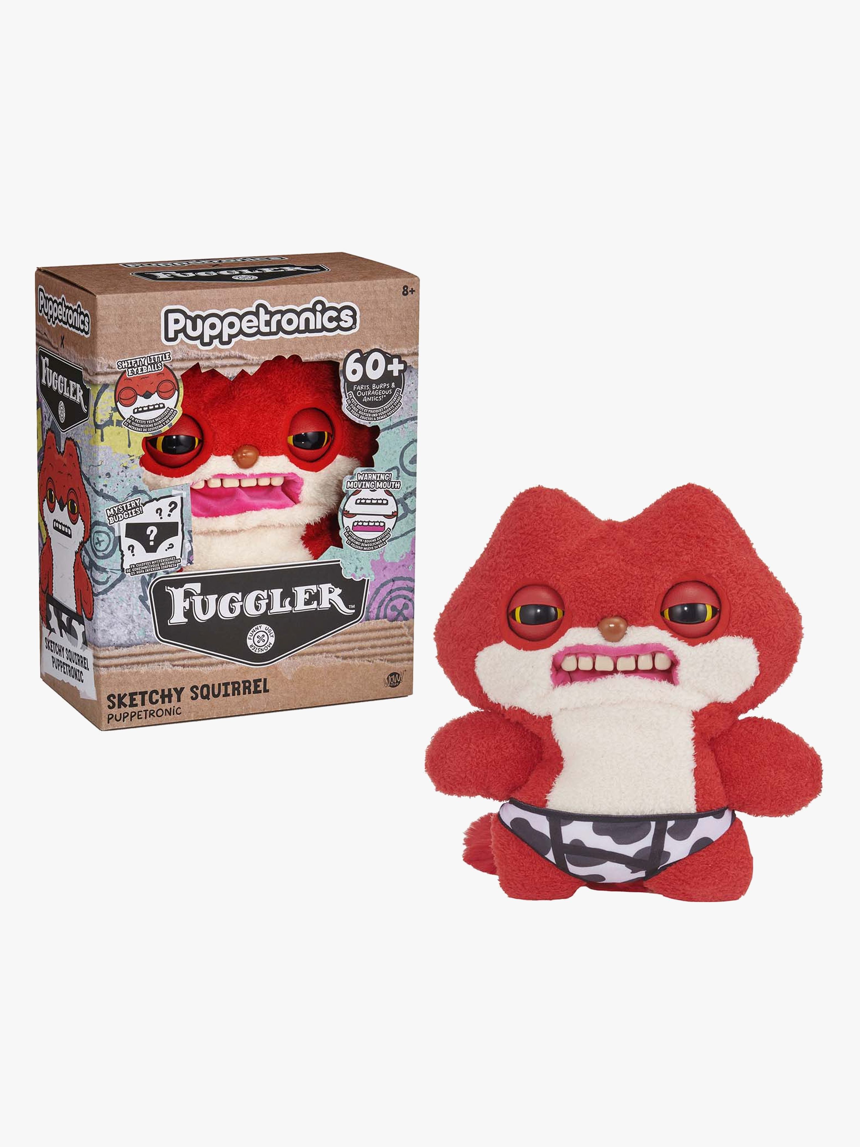 Fuggler Interaktiv Sketchy Egern Puppetronic