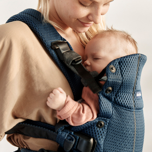 BabyBjörn Harmony Bæresele 3D Mesh, Navy Blue 