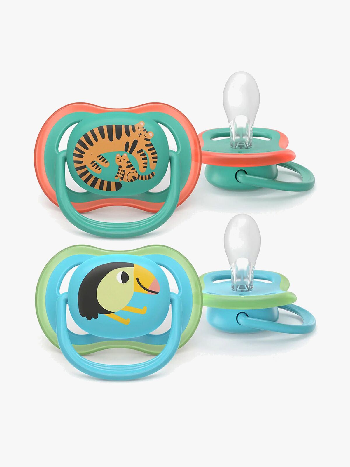 Philips Avent Ultra Air-sut 6-18m 2-pak, Blå/Turkis