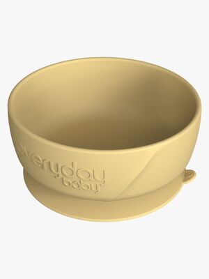 Everyday Baby Skål Silikone, Gul