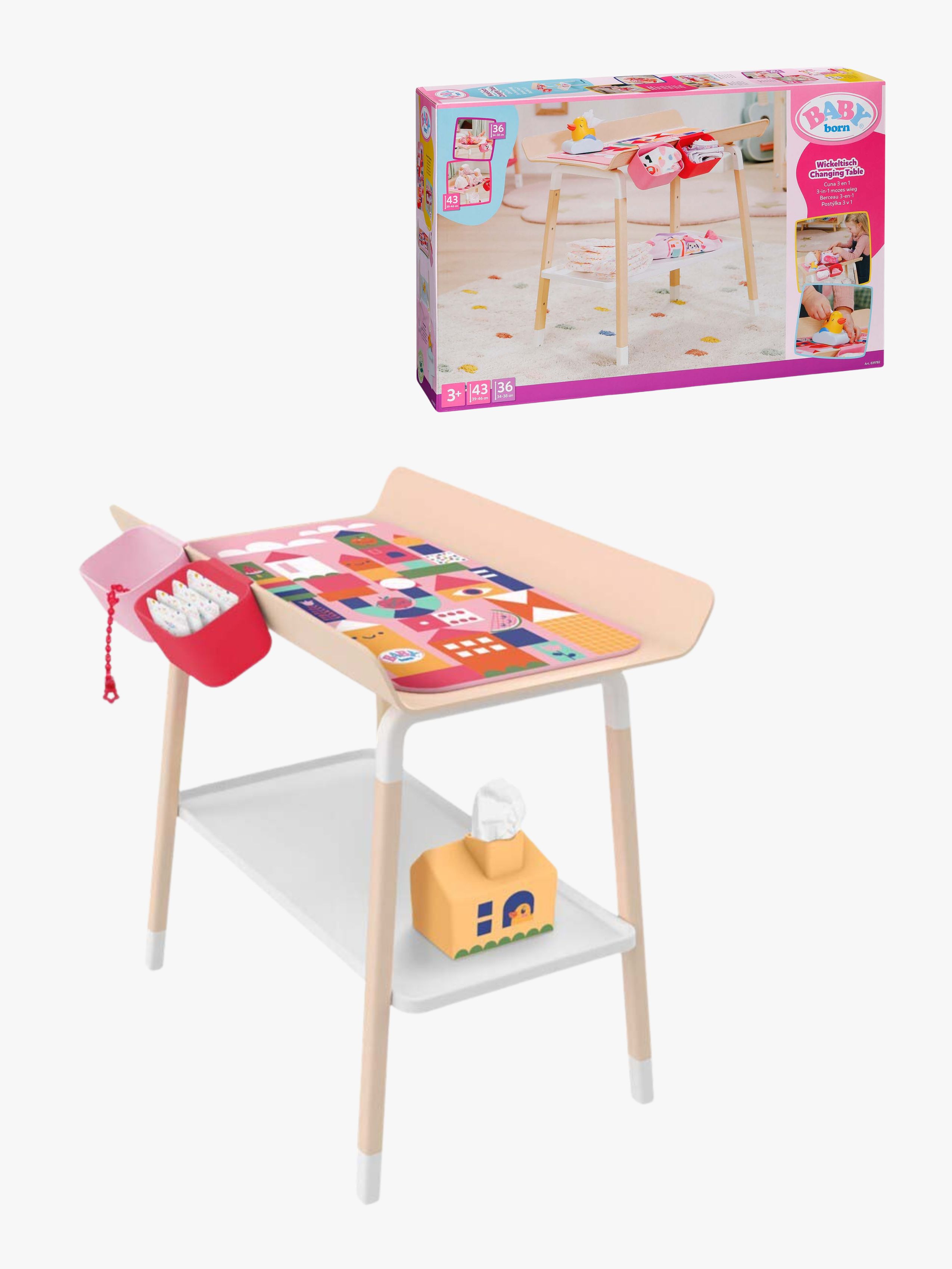 Baby Born Dukketilbehør Puslebord