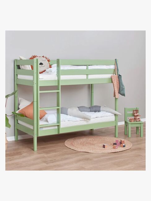 Hoppekids ECO Comfort Køjeseng 70x160, Lysegrøn