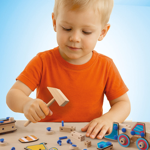 SES Creative Brix Junior Tømrersæt Arbejdskøretøj