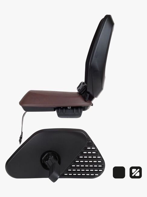 BoBike ONE Junior Rack Mount Cykelstol, Dark Brown