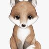 Stickstay Flurry The Fox Wallsticker