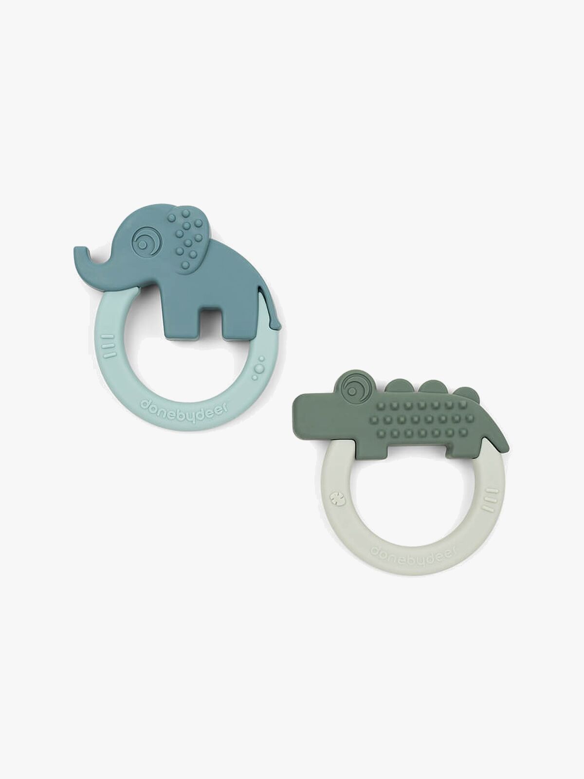 Done By Deer Bidering Deer Friends 2-pak, Green/Blue 