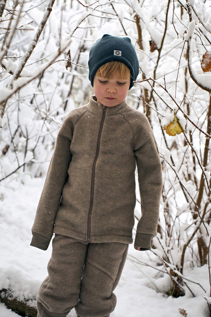 Mikk-Line Fleecebukser Merinould, Melange Denver