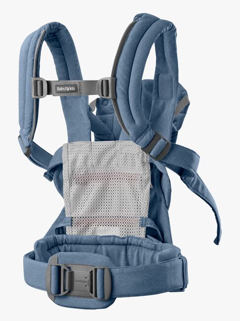 BabyBjörn Harmony Bæresele Woven, Blue Melange