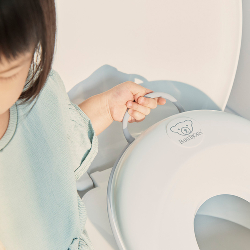 BabyBjörn Toiletsæde til Børn, Hvid/Grå