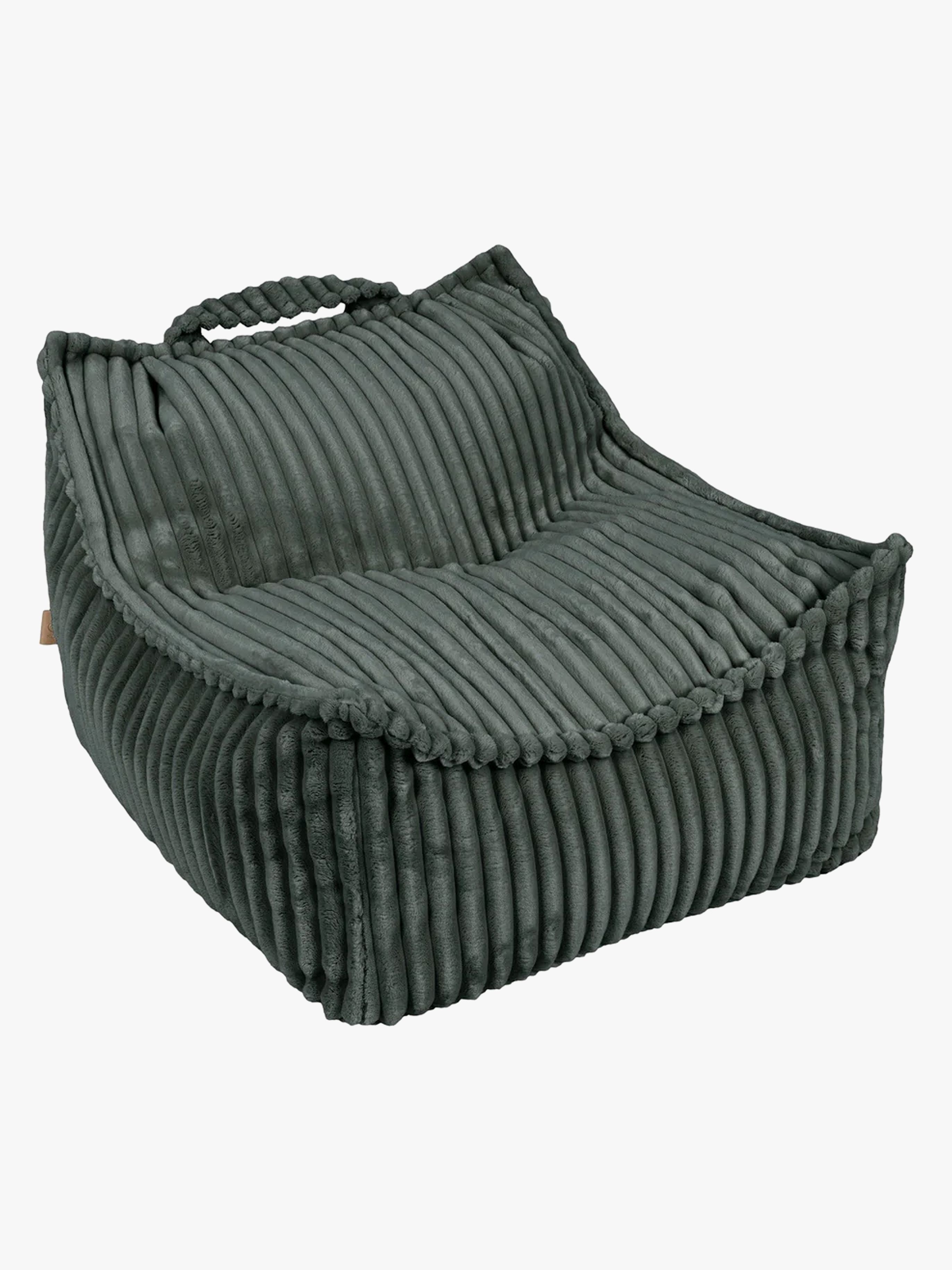 Meowbaby Churros Sækkestol, Pineforest Green, Børnemøbler, Indretning børneværelse