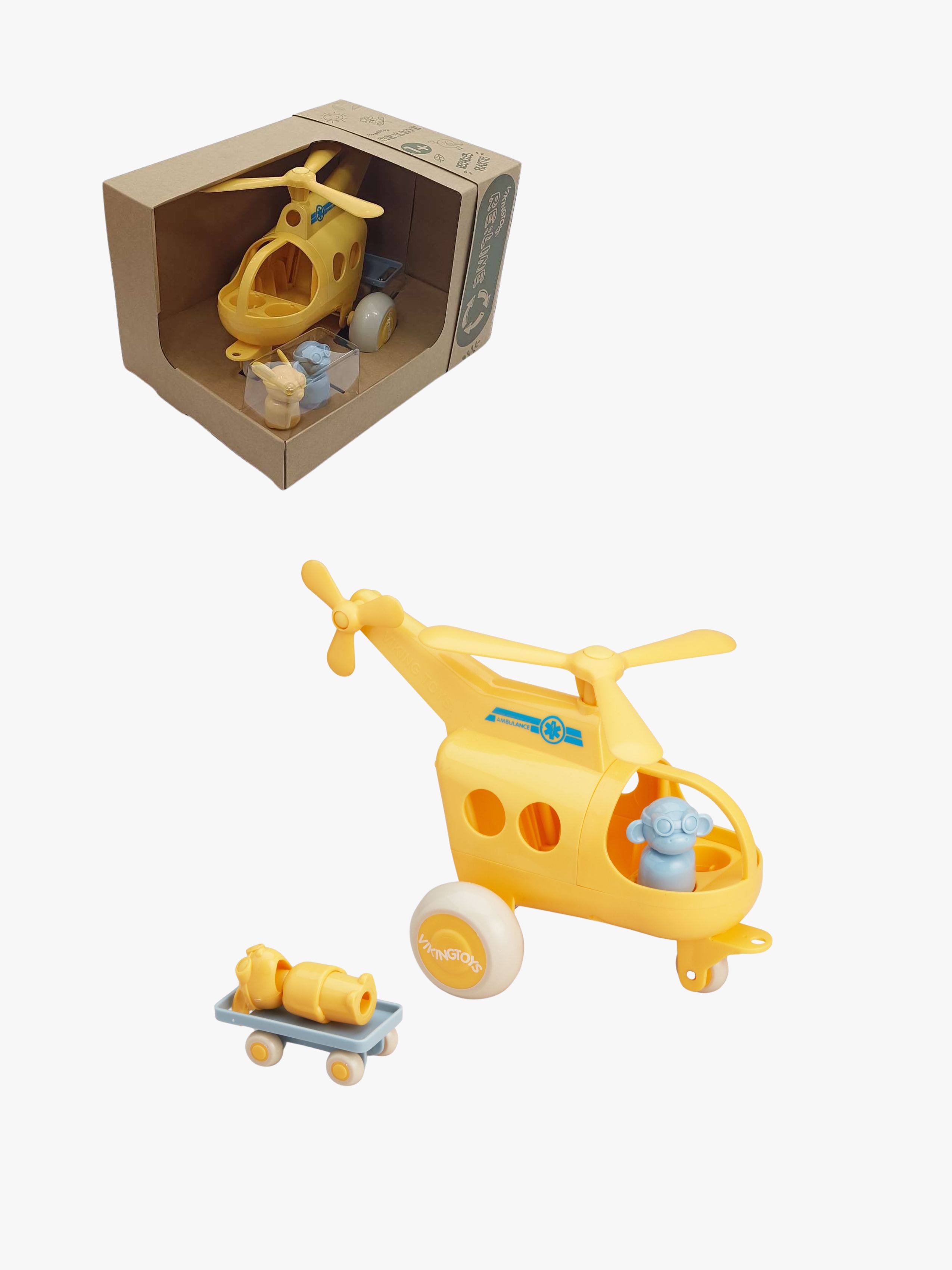 Viking Toys Reline Jumbo Legetøjssæt Ambulancehelikopter