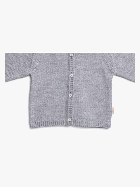 Petite Chérie Atelier Margit Babytrøje, Light Grey/Grey Melange
