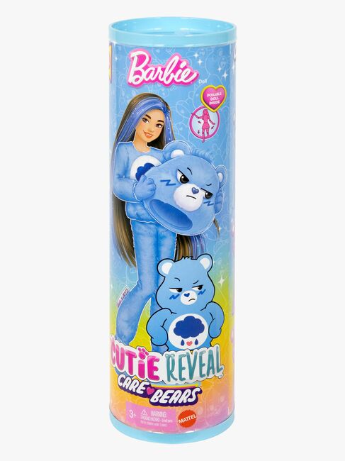 Barbie Cutie Reveal Dukke Care Bears, Blå