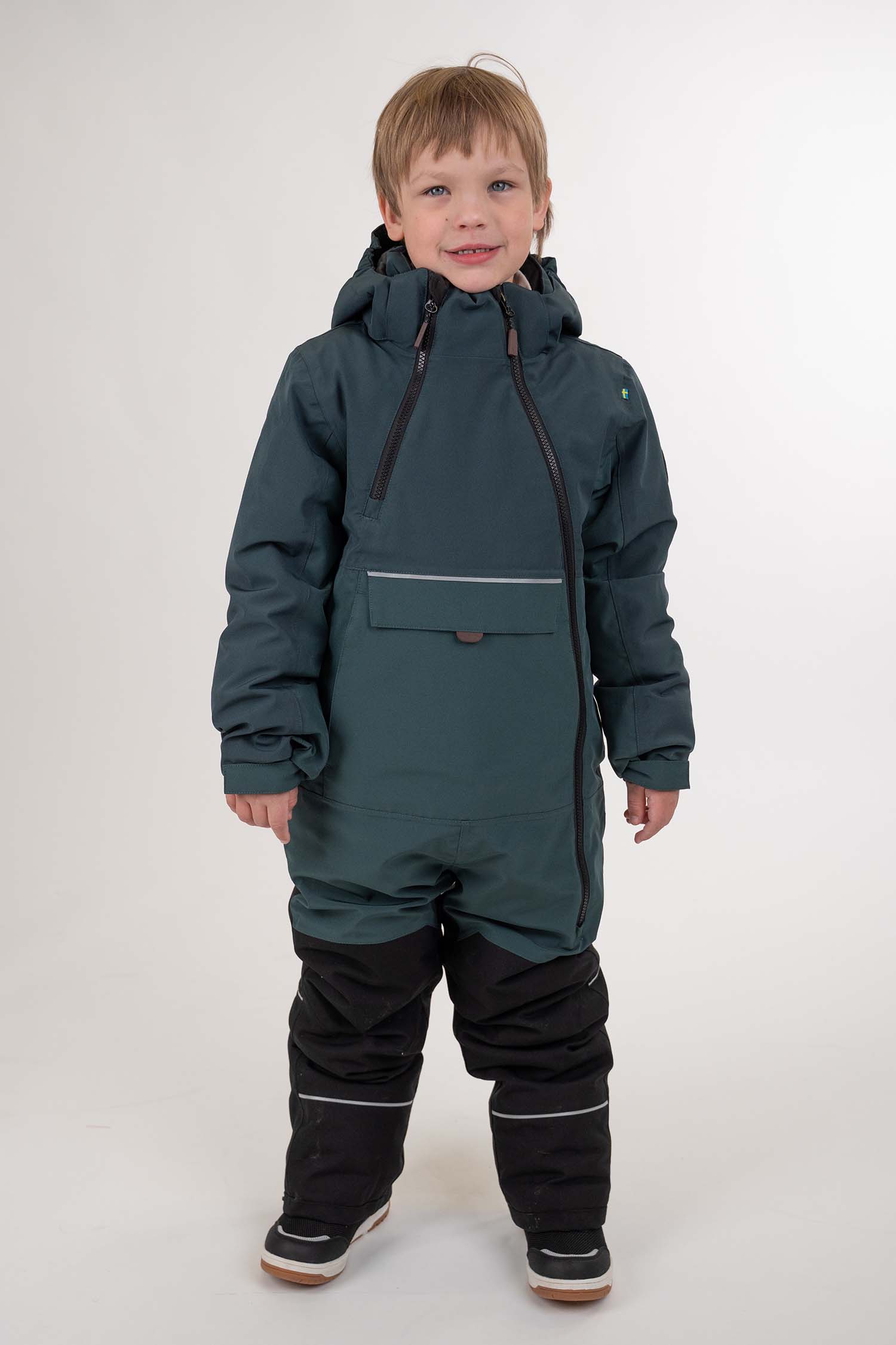 Lindberg Anorak Flyverdragt, Dark Teal/Lagoon, 120