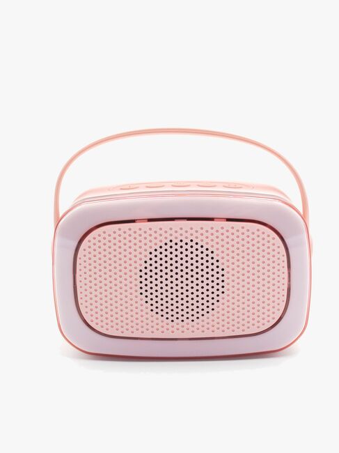 Lalarma Karaokesæt med LED-lys & 2 Mikrofoner, Pink